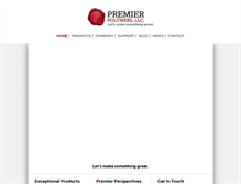 Tablet Screenshot of premierpolymers.com